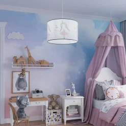 Lampa wisząca do pokoju dziecka bajkowy wzór PRINCESS 30 (SL.1414) - Sollux Lighting