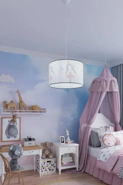 Lampa wisząca do pokoju dziecka bajkowy wzór PRINCESS 30 (SL.1414) - Sollux Lighting
