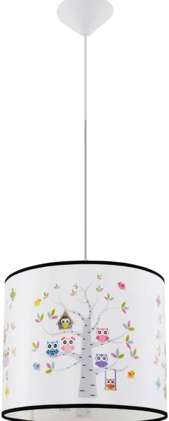 Lampa wisząca do pokoju dziecka bajkowy wzór SOWY 30 (SL.1422) - Sollux Lighting