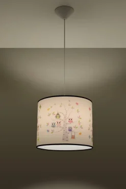 Lampa wisząca do pokoju dziecka bajkowy wzór SOWY 30 (SL.1422) - Sollux Lighting