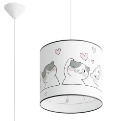 Lampa wisząca do pokoju dziecka bajkowy wzór CAT 30 (SL.1418) - Sollux Lighting