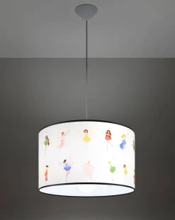Lampa wisząca do pokoju dziecka bajkowy wzór WRÓŻKI 40 (SL.1417) - Sollux Lighting