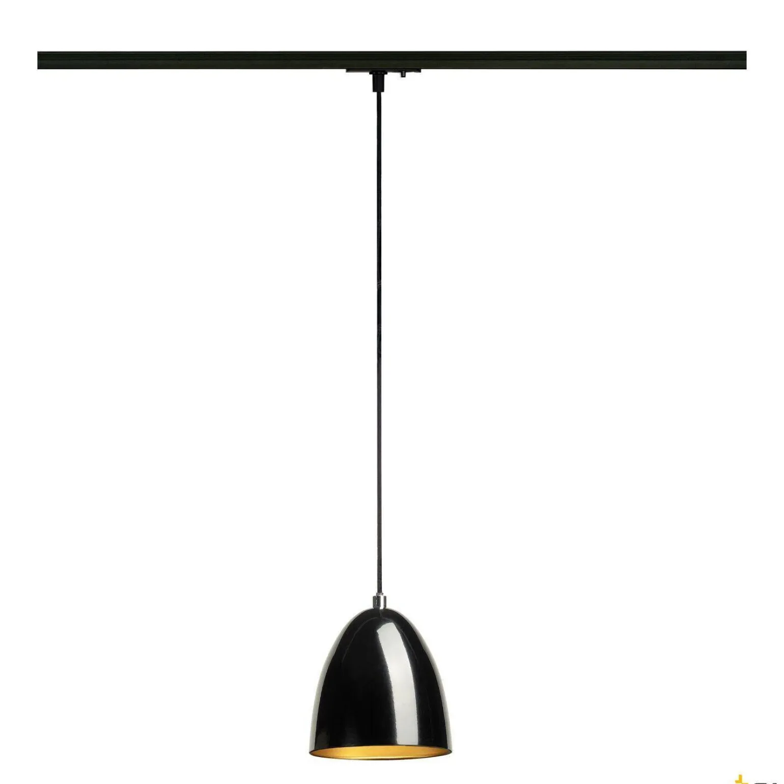 Lampa wisząca do szynoprzewodu 1 fazowego PARA CONE 14 czarny/złoty (1008058) - SLV