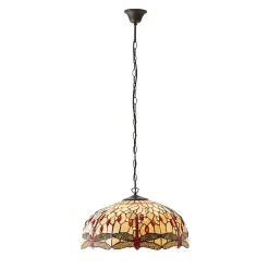 Lampa Wisząca Dragonfly beige (64079) Tiffany