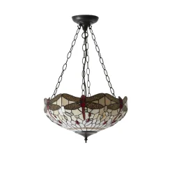 Lampa Wisząca Dragonfly beige (70759) Tiffany