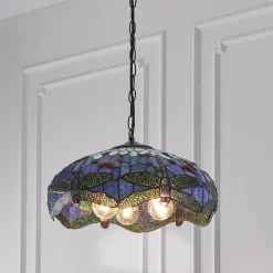 Lampa Wisząca Dragonfly blue (64080) Tiffany