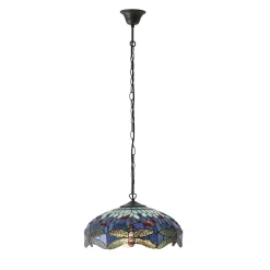Lampa Wisząca Dragonfly blue (64080) Tiffany