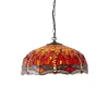 Lampa Wisząca Dragonfly flame (64082) Tiffany
