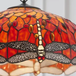 Lampa Wisząca Dragonfly flame (64082) Tiffany