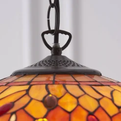 Lampa Wisząca Dragonfly flame (64081) Tiffany