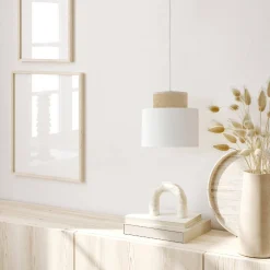 Lampa wisząca DUO WHITE JUTA (10078) - TK Lighting