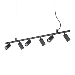 Lampa wisząca DYNAMITE Czarny (DYNAMITE_SP6_NERO) - Ideal Lux