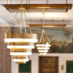 Lampa wisząca Echelon - 8 źródeł światła (QN-ECHELON-8P) - Quintiesse