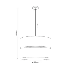 Lampa wisząca ECO Ø50 (5773) - TK Lighting