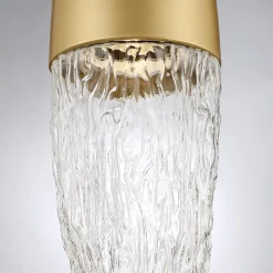 Lampa wisząca Ecrou - Szczotkowane złoto (QN-ECROU-1P-BG) - Quintiesse