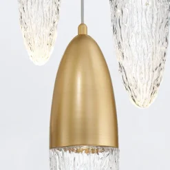 Lampa wisząca Ecrou - Szczotkowane złoto (QN-ECROU-1P-BG) - Quintiesse