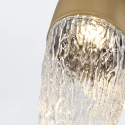 Lampa wisząca Ecrou - Szczotkowane złoto (QN-ECROU-1P-BG) - Quintiesse