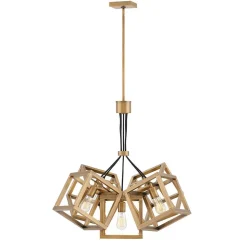 Lampa wisząca Ensemble - 5 źródeł światła - Szczotkowany brąz (QN-ENSEMBLE5P-BB) - Quintiesse