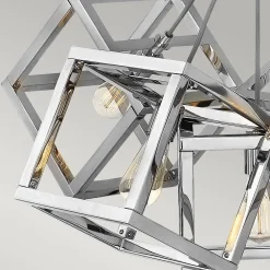 Lampa wisząca Ensemble - 5 źródeł światła - Polerowany nikiel (QN-ENSEMBLE5P-PN) - Quintiesse