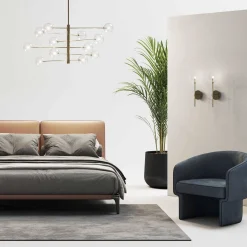 Lampa wisząca EQUINOXE Mosiądz (EQUINOXE_SP12_OTTONE) - Ideal Lux