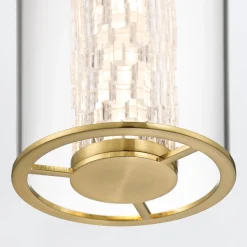 Lampa wisząca Espada - Szczotkowane złoto (QN-ESPADA-1P-BG) - Quintiesse