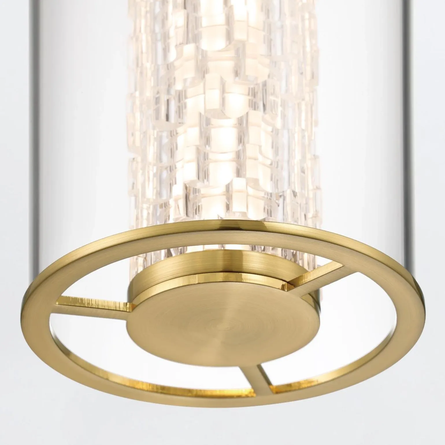 Lampa wisząca Espada - Szczotkowane złoto (QN-ESPADA-1P-BG) - Quintiesse