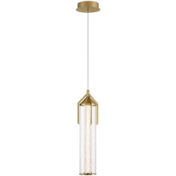 Lampa wisząca Espada - Szczotkowane złoto (QN-ESPADA-1P-BG) - Quintiesse