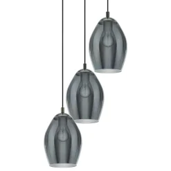 Lampa wisząca ESTANYS nikiel (39565) - EGLO