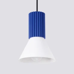Lampa wisząca ESTRIA 1 biała/ultramaryna (SL.1874) - Sollux Lighting