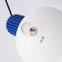 Lampa wisząca ESTRIA 1 biała/ultramaryna (SL.1874) - Sollux Lighting