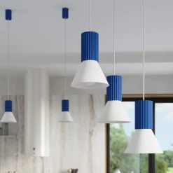 Lampa wisząca ESTRIA 3P biała/ultramaryna (SL.1875) - Sollux Lighting