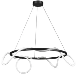 Lampa wisząca FANTASIA ROUND LED (ST-9282R/D60 black) - Step into Design