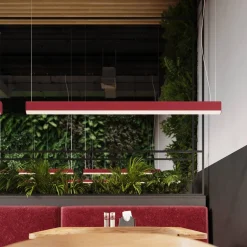 Lampa wisząca FARGE różowa LED 4000K (TH.300) - Thoro Lighting