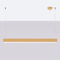 Lampa wisząca FARGE złota LED 3000K (TH.295) - Thoro Lighting