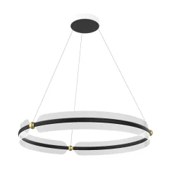 Lampa wisząca Faris (PND-62738-53W-3K-BK-GD) - Italux