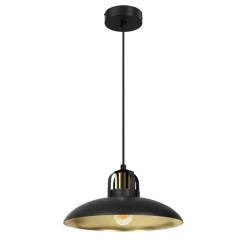 Lampa wisząca FELIX BLACK/GOLD 1 (MLP8906) - Milagro