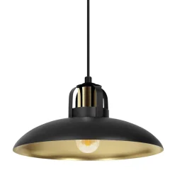 Lampa wisząca FELIX BLACK/GOLD 1 (MLP8906) - Milagro