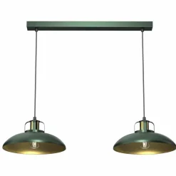 Lampa wisząca FELIX GREEN/GOLD 2 (MLP7710) - Milagro
