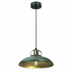 Lampa wisząca FELIX GREEN/GOLD 1 (MLP7709) - Milagro