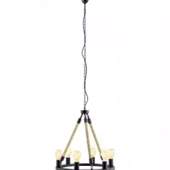 Lampa wisząca FINDLAY Ø560 czarna (49694 - Eglo) - żyrandol