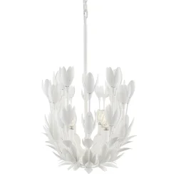 Lampa wisząca Flora - 3 źródła światła - Tynk strukturalny (QN-FLORA3-WHT) - Quintiesse