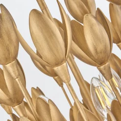 Lampa wisząca Flora - 3 źródła światła - Oksydowane złoto (QN-FLORA3-GD) - Quintiesse