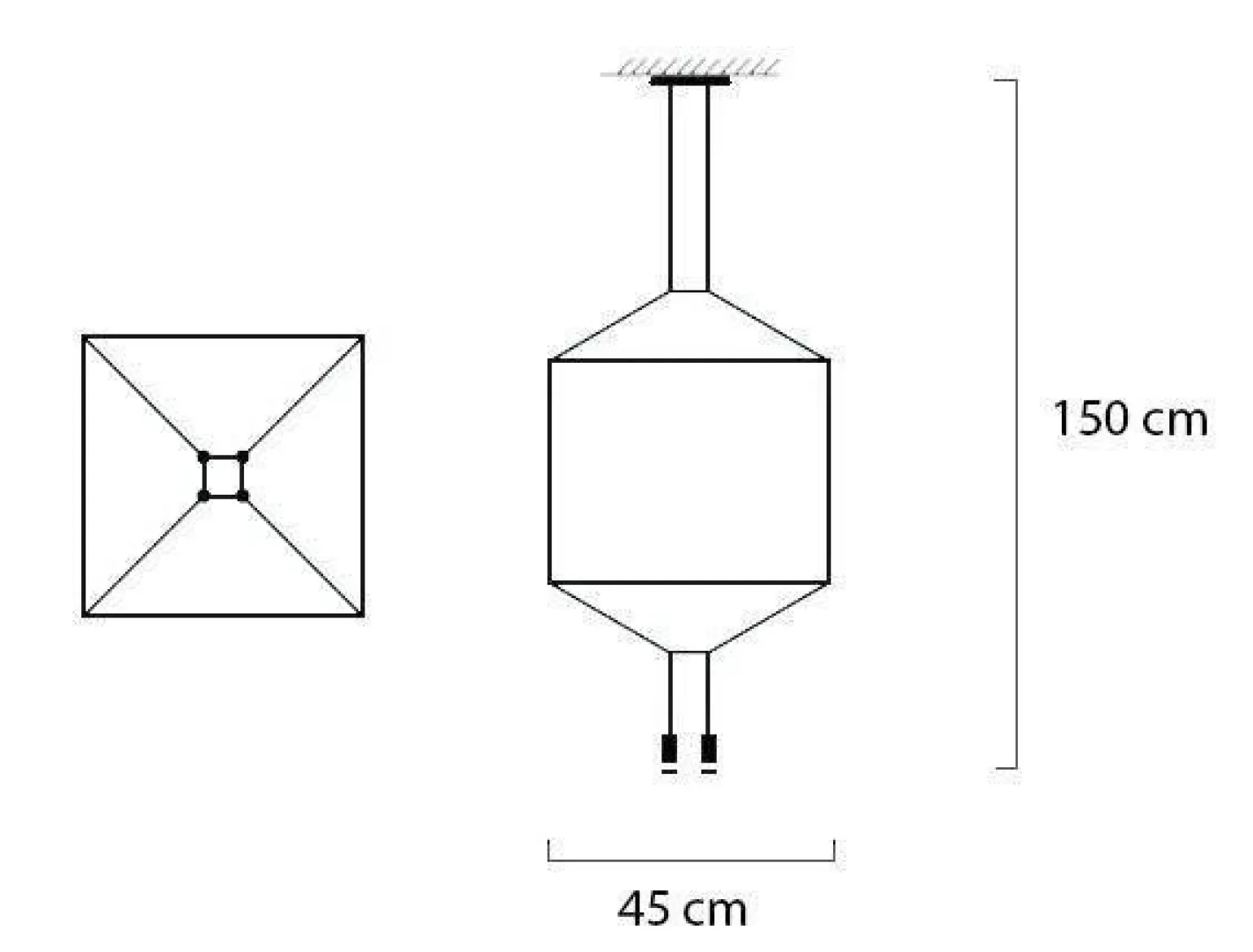 Lampa wisząca FLUSSO 4 (91906) - King Home