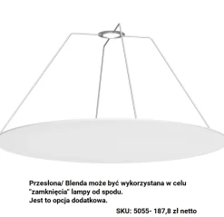 Lampa wisząca GANDRA duża czekoladowa (5040) - Shilo
