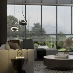 Lampa Wisząca Garta Sterowana Gestami LED czarna (PL0147-BK) - Yaskr