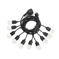 Lampa wisząca girlanda FIESTA Czarny (FIESTA_SP10_NERO) - Ideal Lux