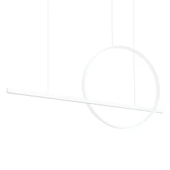 Lampa wisząca GLAD biała LED 4000K (TH.493) - Thoro Lighting