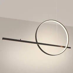 Lampa wisząca GLAD czarna LED 3000K (TH.494) - Thoro Lighting