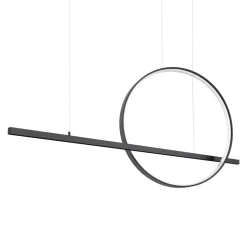 Lampa wisząca GLAD czarna LED 4000K (TH.495) - Thoro Lighting