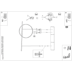 Lampa wisząca GLAD czarna LED 4000K (TH.495) - Thoro Lighting
